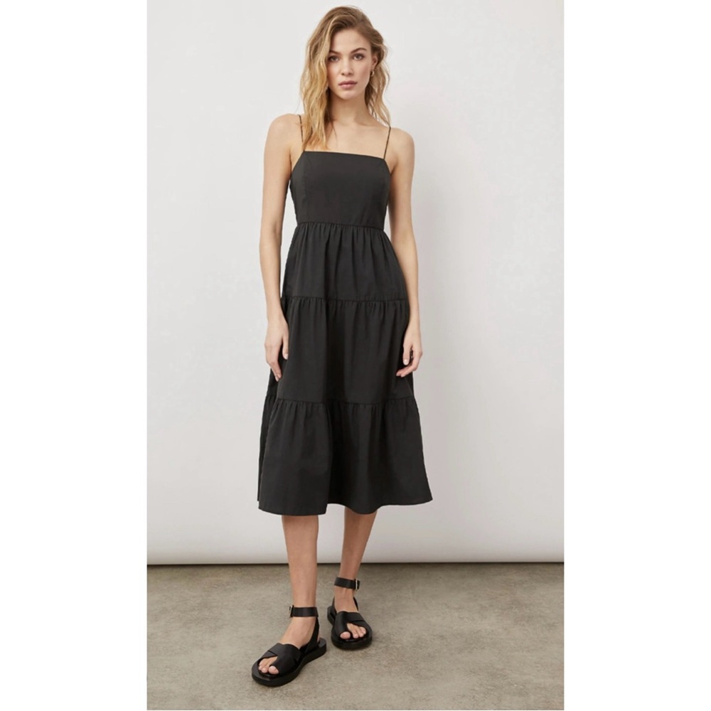 Rails NWT Leni Black Spaghetti Strap Maxi Dress - XL